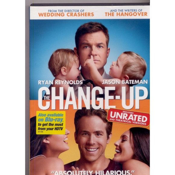 Universal Other - THE CHANGE-UP DVD, Inc. Unrated & Theatrical, "ABSOLUTELY HILARIOUS" RYAN REYNOL